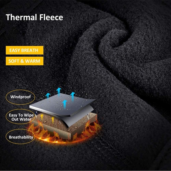 vicnunu Balaclava Ski Mask Winter Windproof Warm Mask Thermal Fleece - Picture 7 of 13